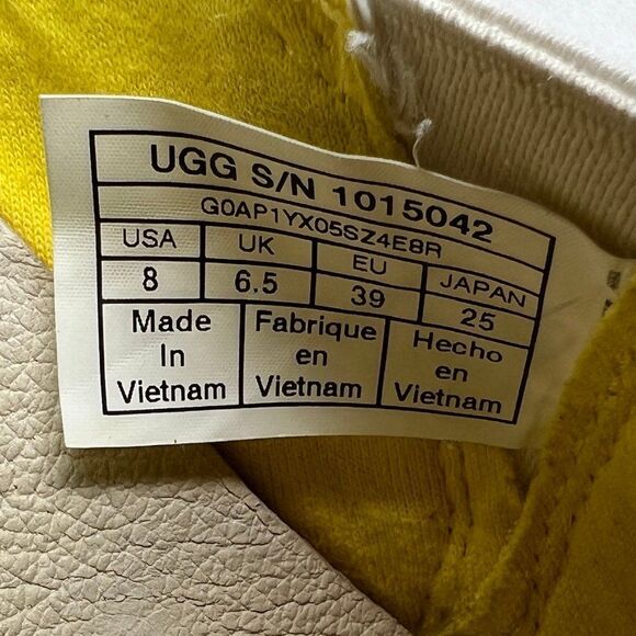 UGG Kitlyn Shoes Women's Size 8 Grey Suede Classic Slip On Loafers Sneakers - Picture 10 of 10